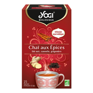 YOGI - Thé Chaï aux Epices - x15, 27g