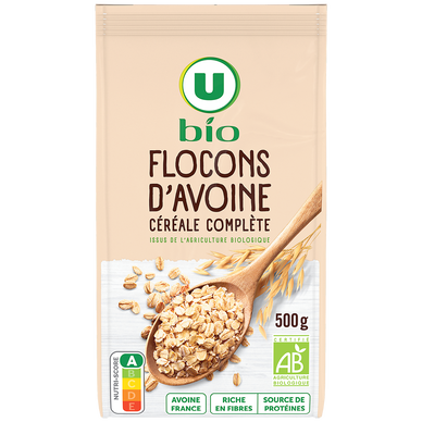 Flocons d'avoine, paquet 500g