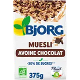 Céréales Muesli avoine et chocolat bio BJORG - 375g