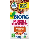 Céréales Müesli aux superfruits bio BJORG - 750g