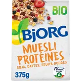 Céréales Muesli protéïnes soja dattes & fruits rouges bio BJORG - 375g