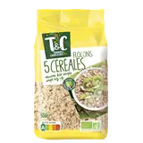 Flocons aux 5 céréales bio TERRE & CEREALES, 500g