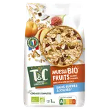 Muësli bio aux fruits bio TERRE&CEREALES, sachet 1kg