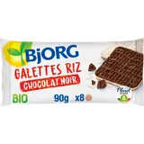 Fine galettes de riz chocolat noir bio BJORG 90g