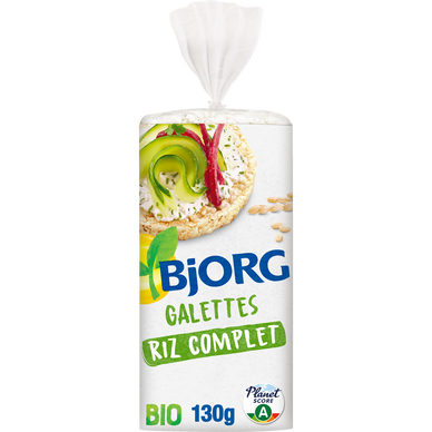 Galettes de riz complet BIO BJORG - Paquet de  130g