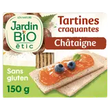 Tartines craquantes chataigne sans gluten JARDIN BIO, 150g