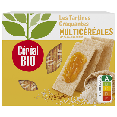 Tartines Multicéréales CEREAL BIO  - 145g