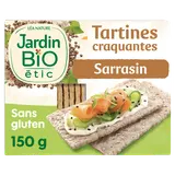Tartines craquantes sarrasin sans gluten JARDIN BIO 150g