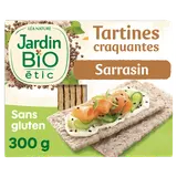 Tartines craquantes sarrasin sans gluten JARDIN BIO, 300g