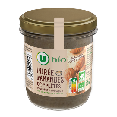 Purée d'amandes complètes BOCAL 200g