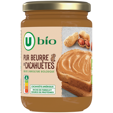 Beurre de cacahuètes bio, 350g
