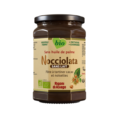 NOCCIOLATA sans lait pâte à tartiner bio Rigoni di Asiago, pot 650g