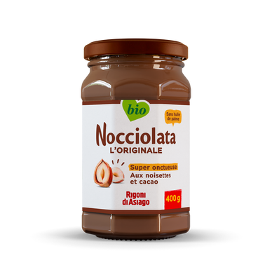 Pâte à tartiner Nocciolata bio RIGONI DI ASIAGO, 400g