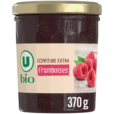 Confiture de framboise BIO pot 370g