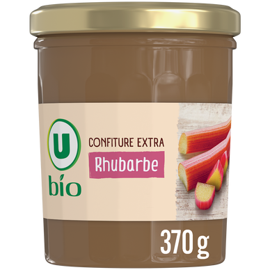 Confiture de rhubarbe BIO pot de 370g