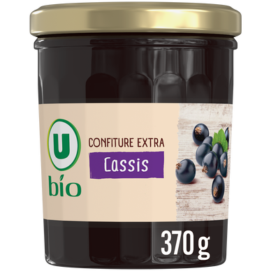 Confiture de cassis BIO pot de 370g