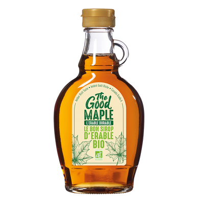 Pur sirop d'érable Canada biologique THE GOOD MAPLE, bouteille 250g
