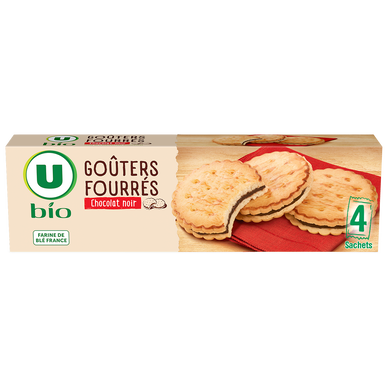 Gâteaux Goûters bio fourrés au chocolat noir 185g