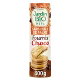 Biscuit fourrés au chocolat bio JARDIN BIO 300g
