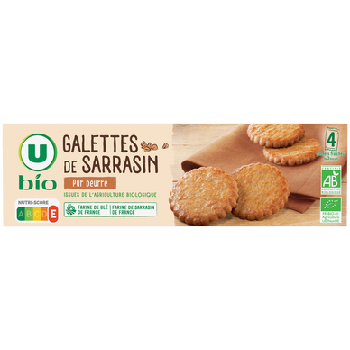 Biscuits Galettes de sarrasin pur beurre paquet 100g