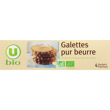 Biscuits Galettes pur beurre bio , 125g