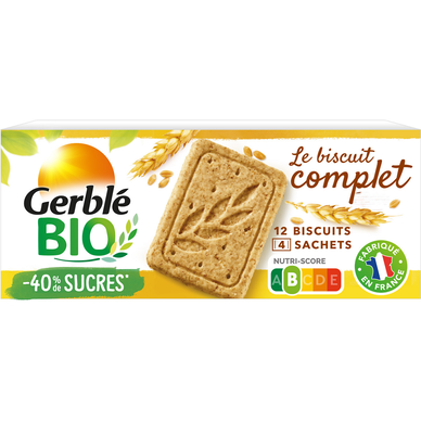 Biscuits sablé complet bio GERBLE 132g
