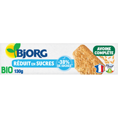 Biscuits bio nutri+ à l'avoine complète BJORG - 130g