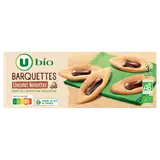 Gâteaux Barquettes au chocolat et aux noisettes bio, paquet 120g