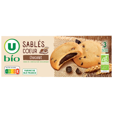 Sablé coeur chocolat, 155g