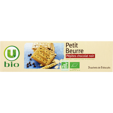 Petit beurre pépites de chocolat bio paquet de 150g