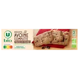Biscuits à l'avoine complète et aux pépites chocolat bio 130g