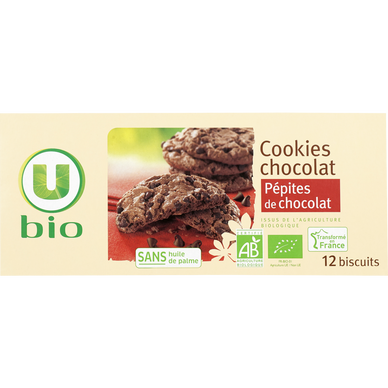 Cookies chocolat pépite de chocolat paquet de 175 g
