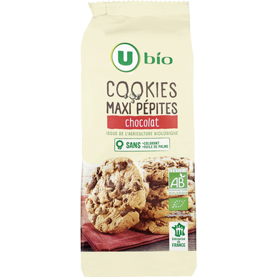 Cookies bio maxi pépites de chocolat paquet de 184g