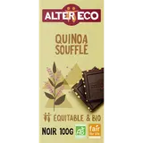 Chocolat noir bio Quinoa soufflé ALTER ECO - Tablette 100g