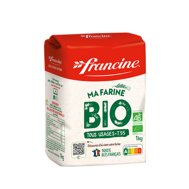 Farine de blé bio, FRANCINE, 1kg