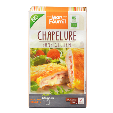 Chapelure sans gluten BIO MON FOURNIL, paquet de 200g