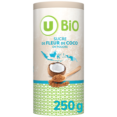 Sucre de fleur de coco en poudre tubo 250G