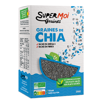 Graines chia bio SUPER ME 250g