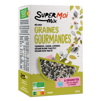Mélange de graines gourmandes bio SUPER ME, 250g