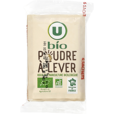 Poudre à lever  6 sachets de 10g