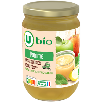 Purée de pommes sans sucres ajoutés  625g