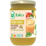 Purée pomme poire sans sucres ajoutés  625g