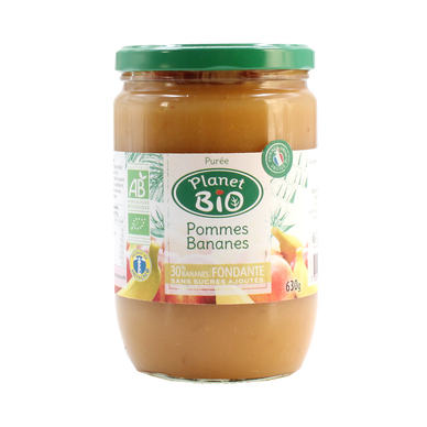 Purée pommes bananes, PLANET BIO, 630g