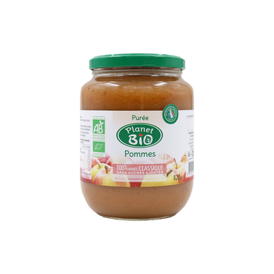 Purée de pommes bio PLANET BIO, 820g