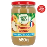 Dessert fruitier bio pomme nature bio JARDIN BIO 680g