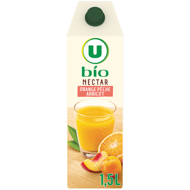 Nectar orange pêche abricot brique 1,5L