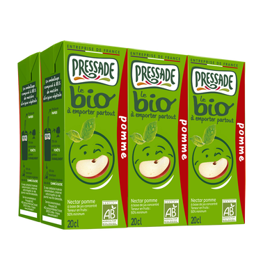 Nectar Pomme PRESSADE Bio Briquette 6x20cl