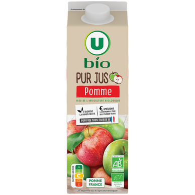 Pur jus pomme bio brique 1l