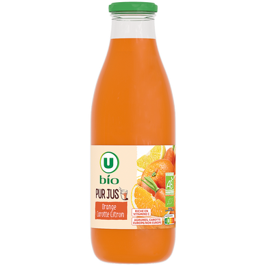 Pur jus d'orange carotte citron 1L
