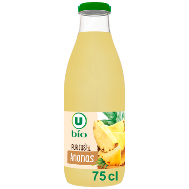 Pur jus ananas  bouteille en verre de 75cl